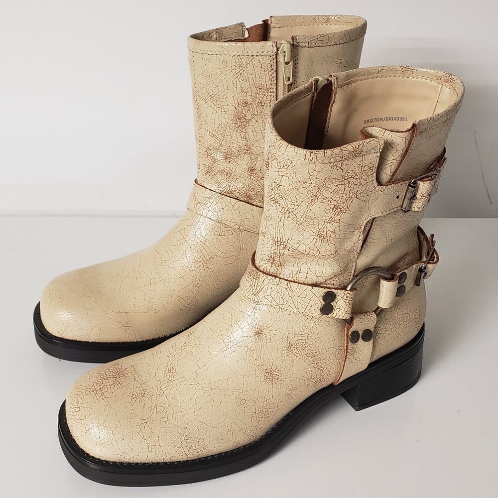 LIKE NEW Steve Madden Brixton moto boots size 10